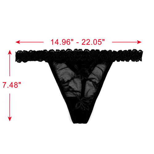 Custom Letter Heart Lace G-String(Back Customization)  | Shipped from USA