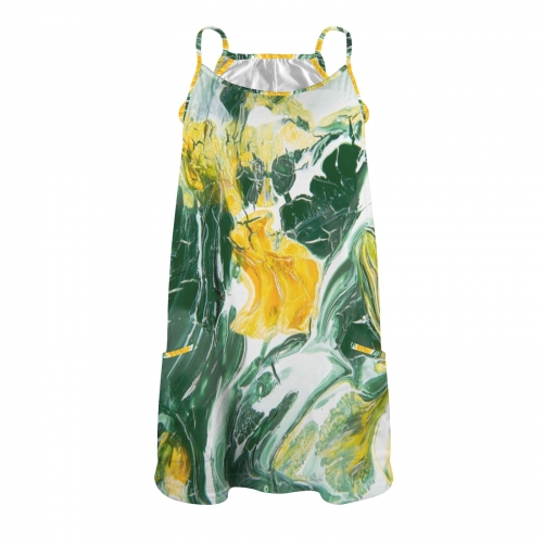 Women's Double-Layered Camisole Dress (Model D70)