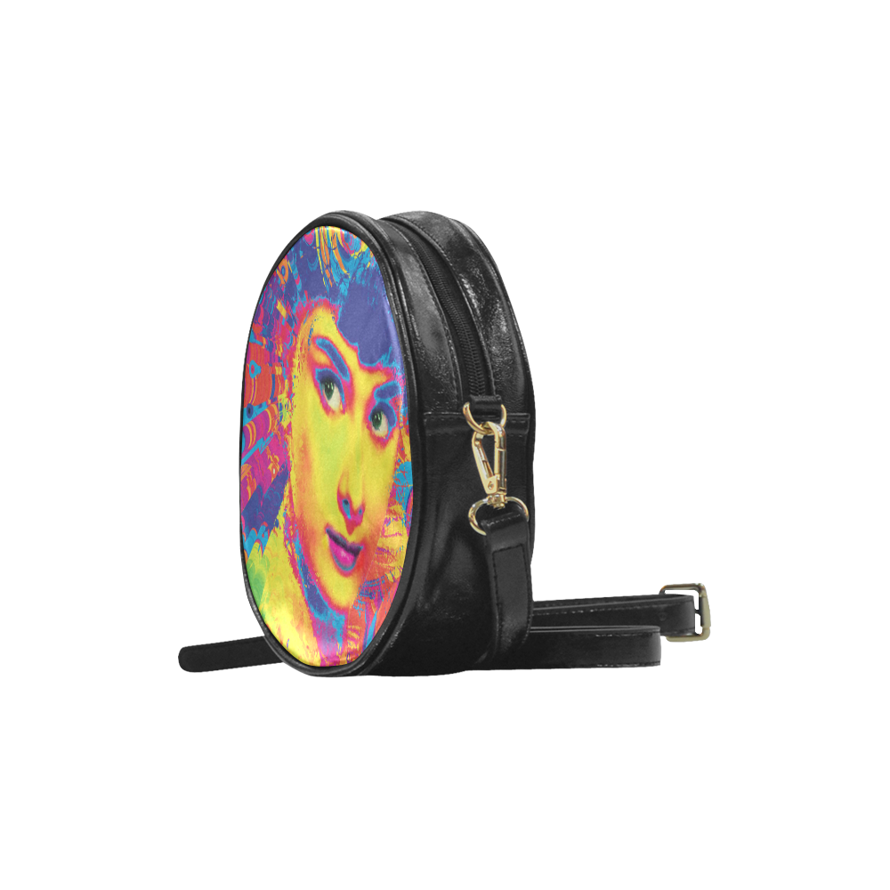 Custom Print Round Messenger Bag Sell Your Designs InterestPrint