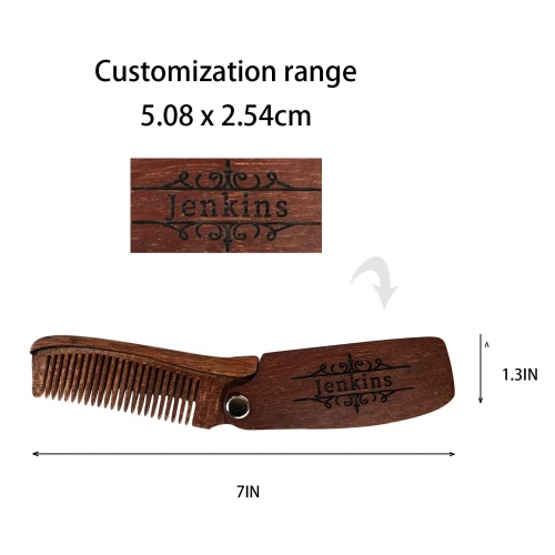 Wooden Folding Comb