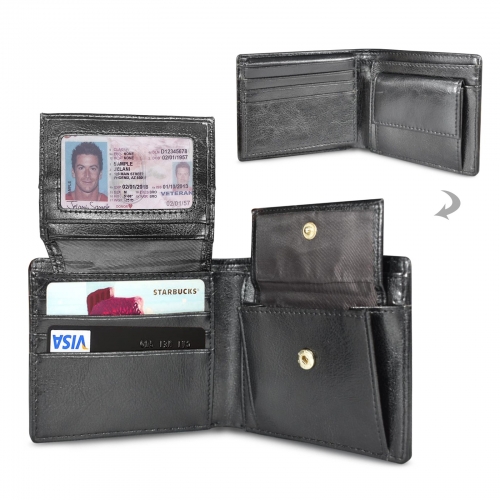 Men's Bifold Wallet with Multi Slots (Model 1706)