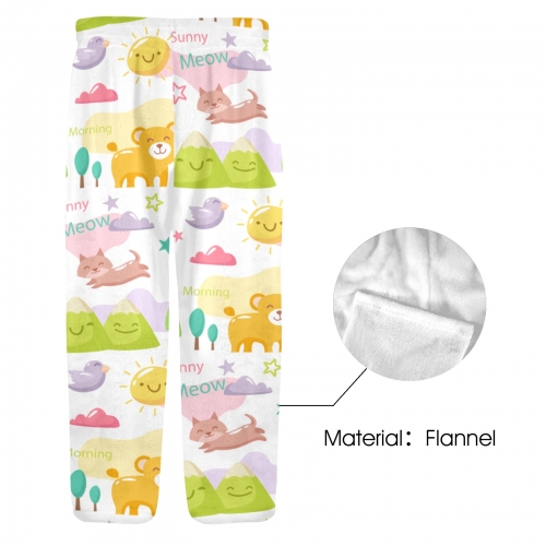 Little Kids' Flannel Pajama Trousers (Model L76)