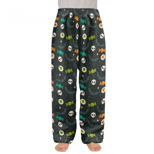 Big Kids' Coral Fleece Pajama Trousers (Model L76)