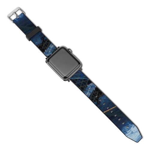 38mm Leather Apple Watch Band (Reverse Design)