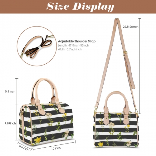 Custom Handbag-Khaki Handle (Model 1746)