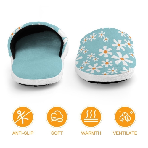 Kid's All Over Print Cotton Slippers