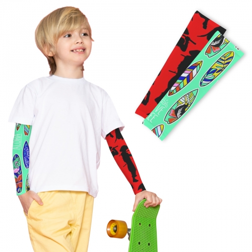 Arm Sleeves for Little Kids(Set of Two & Different Printings)