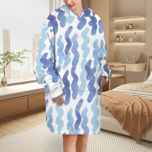 Blanket Hoodie for Women (Model H67)