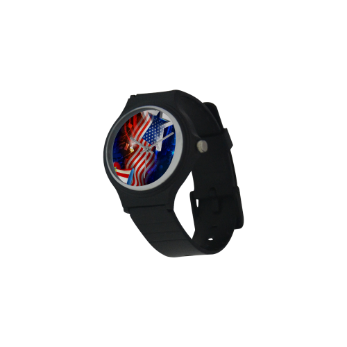 Unisex Round Plastic Watch (Model 302)