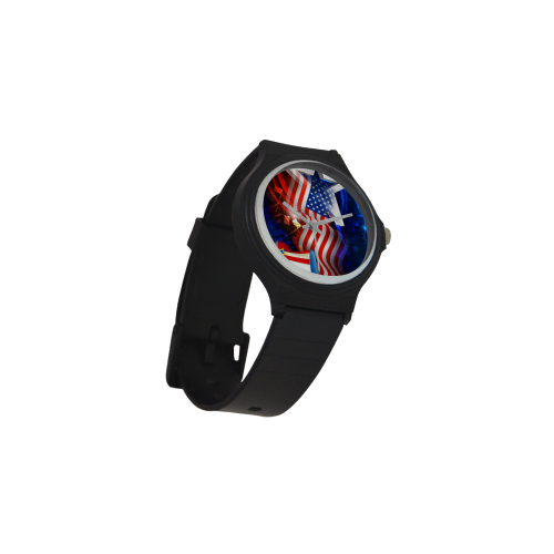 Unisex Round Plastic Watch (Model 302)