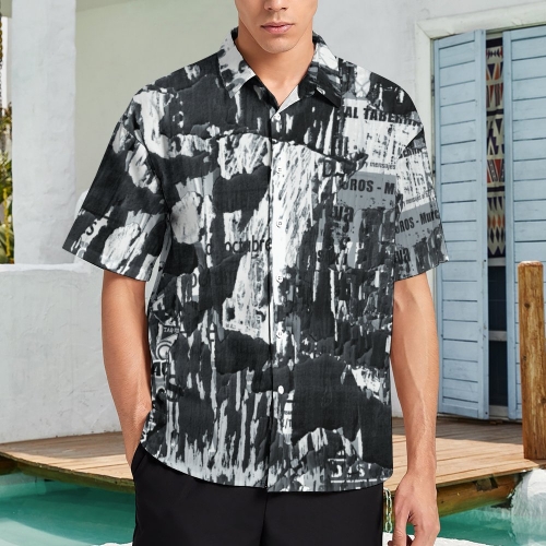 Men's Short Sleeve Shirt with Pocket B339