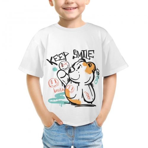 Custom Kids' T-Shirt(Front Printing) (Made in USA)