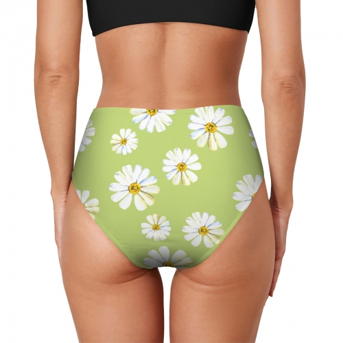 Chest Bowknot High-Waisted Bikini Bottom (Model S33)