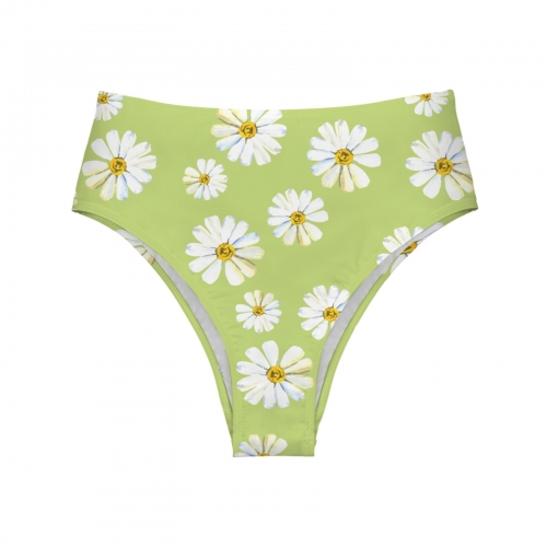 Chest Bowknot High-Waisted Bikini Bottom (Model S33)