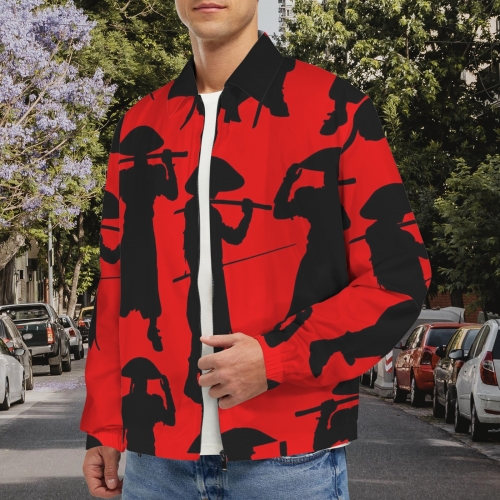 Men's All Over Print Jacket (Model H68)