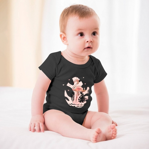 Short -Sleeve Baby's Bodysuit