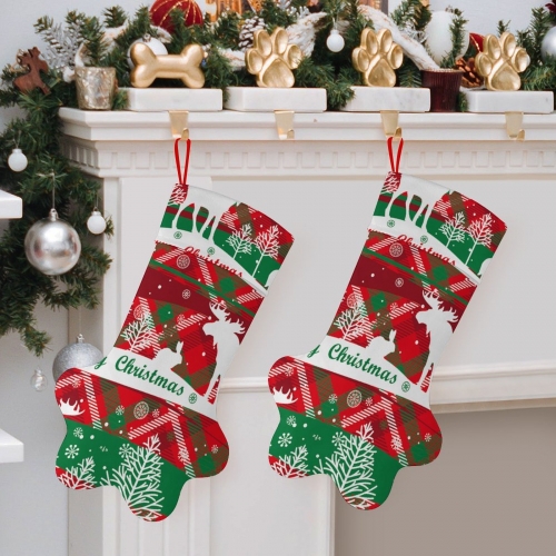 Custom Dag Paw Christmas Stocking