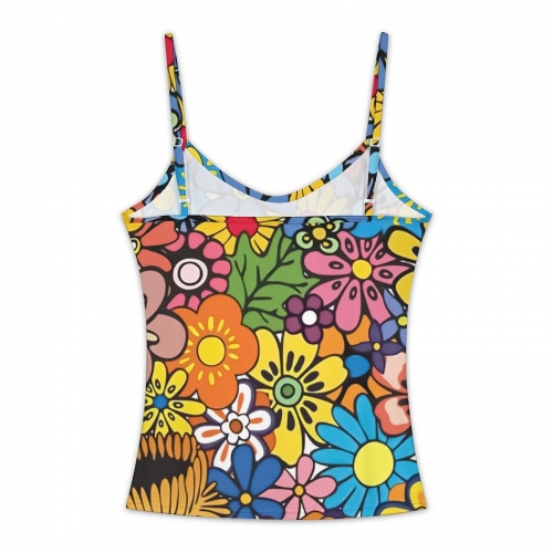 Women's V-Neck Strap Tank Top