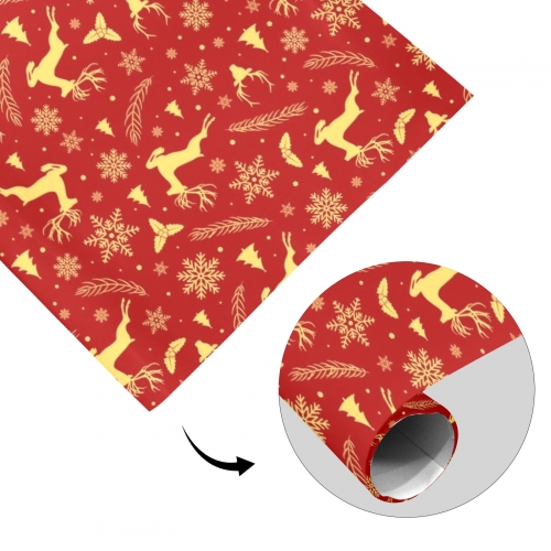 Gift Wrapping Paper-Coated Paper 58"x 22"（2 Rolls）(Made in Queens)