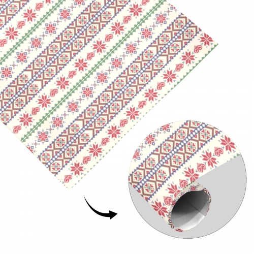 Gift Wrapping Paper-Coated Paper 58"x 22"(5 Rolls) (Made in Queens)