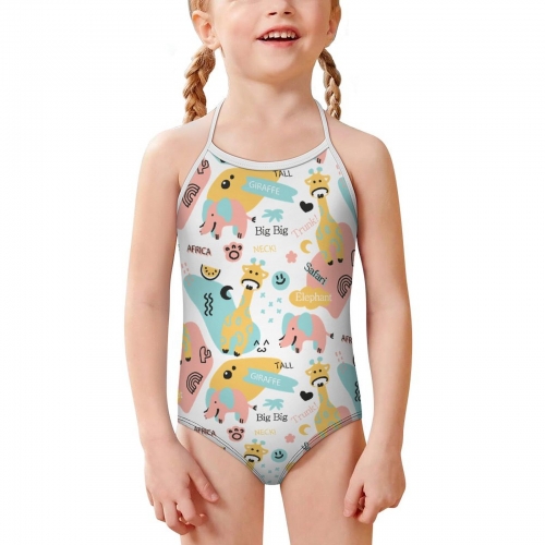 Girl's Strap Swimsuit