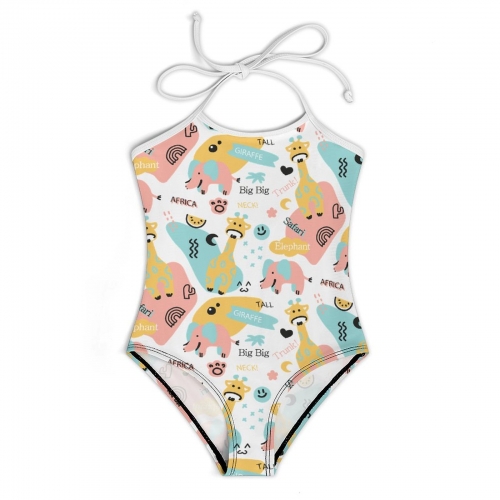 Girl's Strap Swimsuit