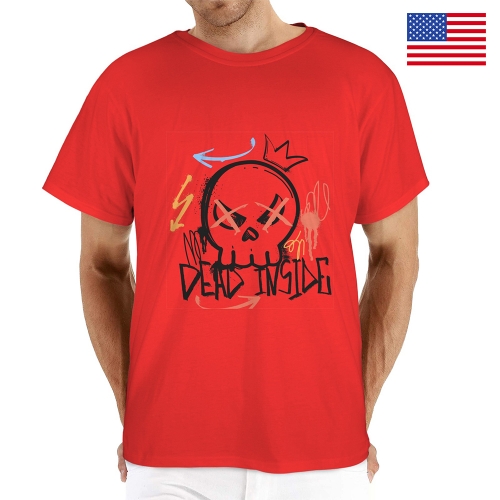 Men's Heavy Cotton T-Shirt (One Side Printing) | Ships from USA