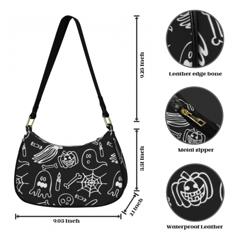 Women's Shoulder Bag-Black (Model 1748)