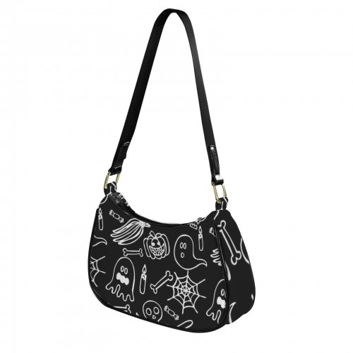 Women's Shoulder Bag-Black (Model 1748)