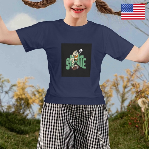 Custom Kids' T-Shirt(Front Printing) | Ships from USA