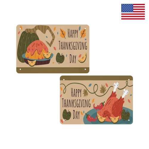 Metal Sign 12"x8"(Set of 2)(Customizable Separately) | Ships from USA