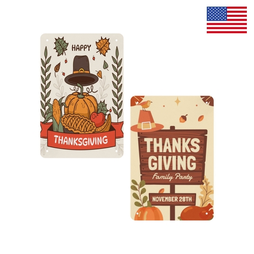 Metal Sign 8"x12""(Set of 2)(Customizable Separately) | Ships from USA