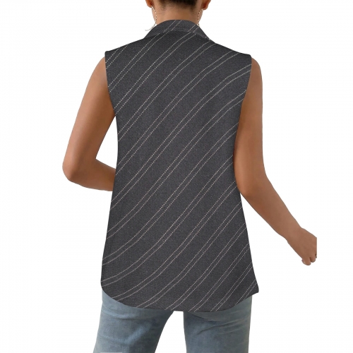 Women Sleeveless Suit Vest (Model H71)