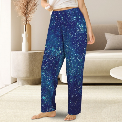 Custom Women's Pajama Trousers without Pockets (Model Sets 02)(Made in Queens)