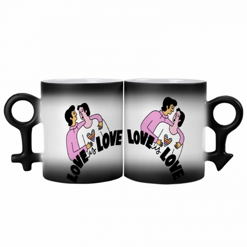 Couples Symbol Discoloration Mug