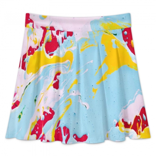 All Over Print Skater Skirt