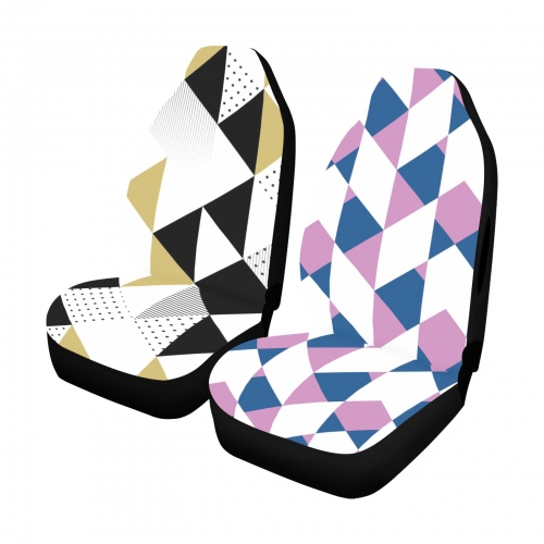 Car Seat Cover Airbag Compatible(Set of Two & Different Printings)