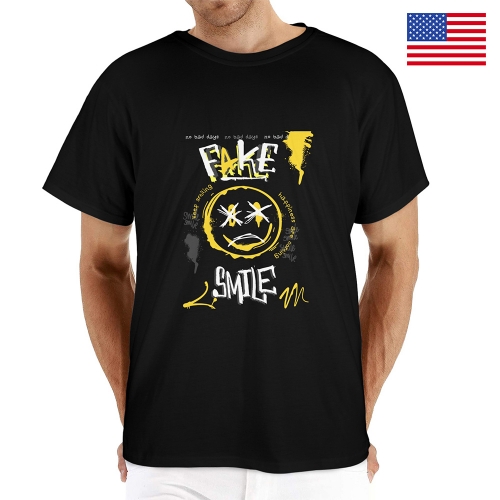 Men's Cotton T-Shirt (One Side Printing) | Ships from USA
