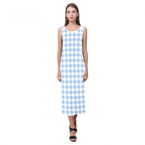 Sleeveless Open Fork Long Dress (Model D08)