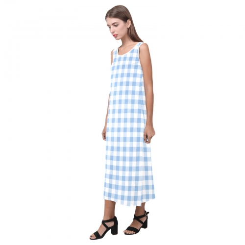 Sleeveless Open Fork Long Dress (Model D08)