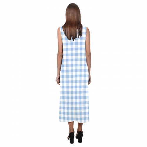 Sleeveless Open Fork Long Dress (Model D08)