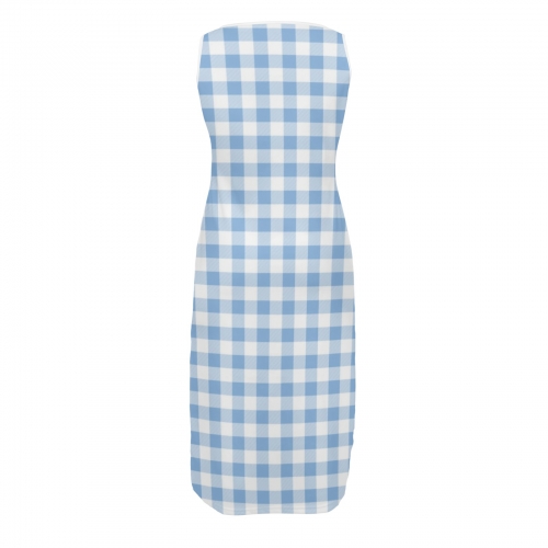 Sleeveless Open Fork Long Dress (Model D08)