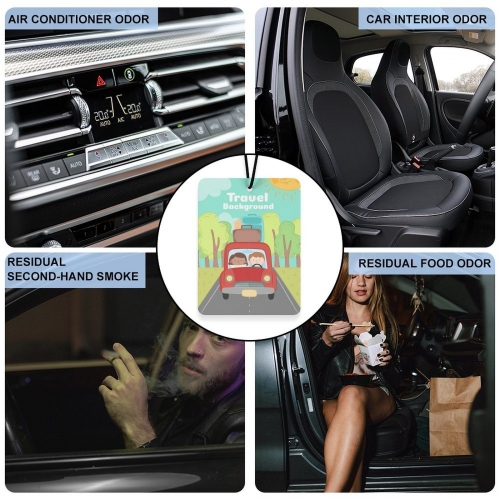 Car Air Freshener (Five Pcs)(Square)