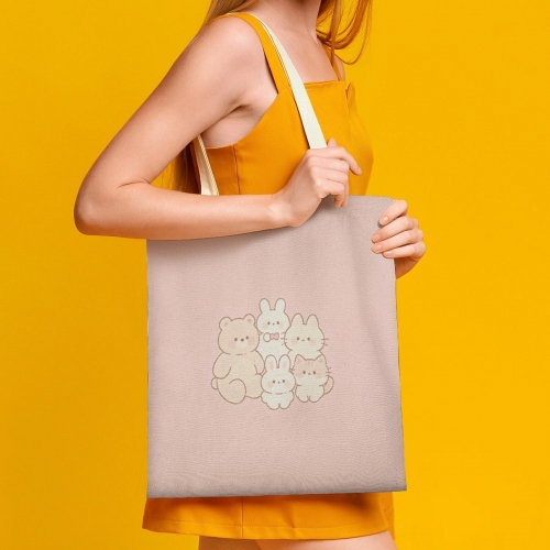Canvas Tote Bag 38 x 41cm ( One Side Printing )