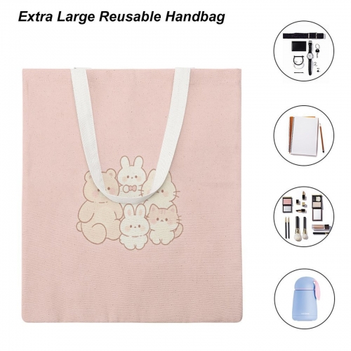 Canvas Tote Bag 38 x 41cm ( One Side Printing )