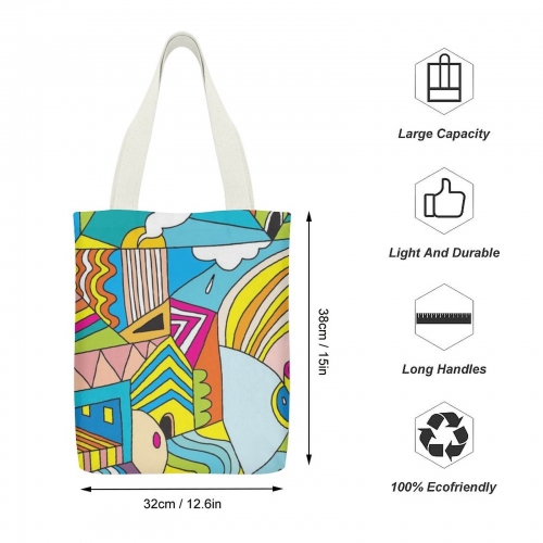 Canvas Tote Bag 32x38 cm (Two-Sided Printing)