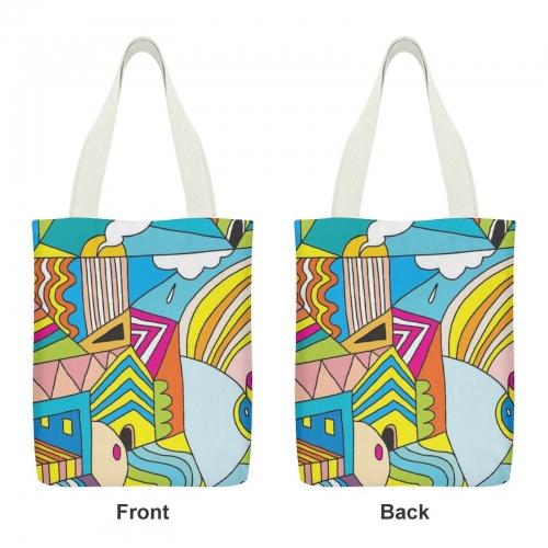 Canvas Tote Bag 32x38 cm (Two-Sided Printing)