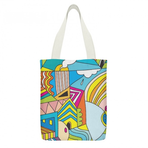 Canvas Tote Bag 32x38 cm (Two-Sided Printing)