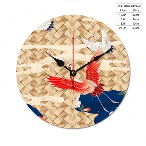 Wooden Wall Clock Without Scale