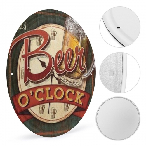 Round Metal Sign